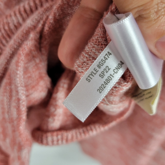 Madewell Summer Ryder Space Dye Heathered Open Front Long Sleeve Knit Cardigan - Picture 12 of 12